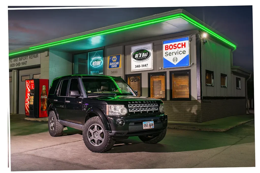 Land Rover serviced at Al’s D&I Auto Repair European import repair specialists.